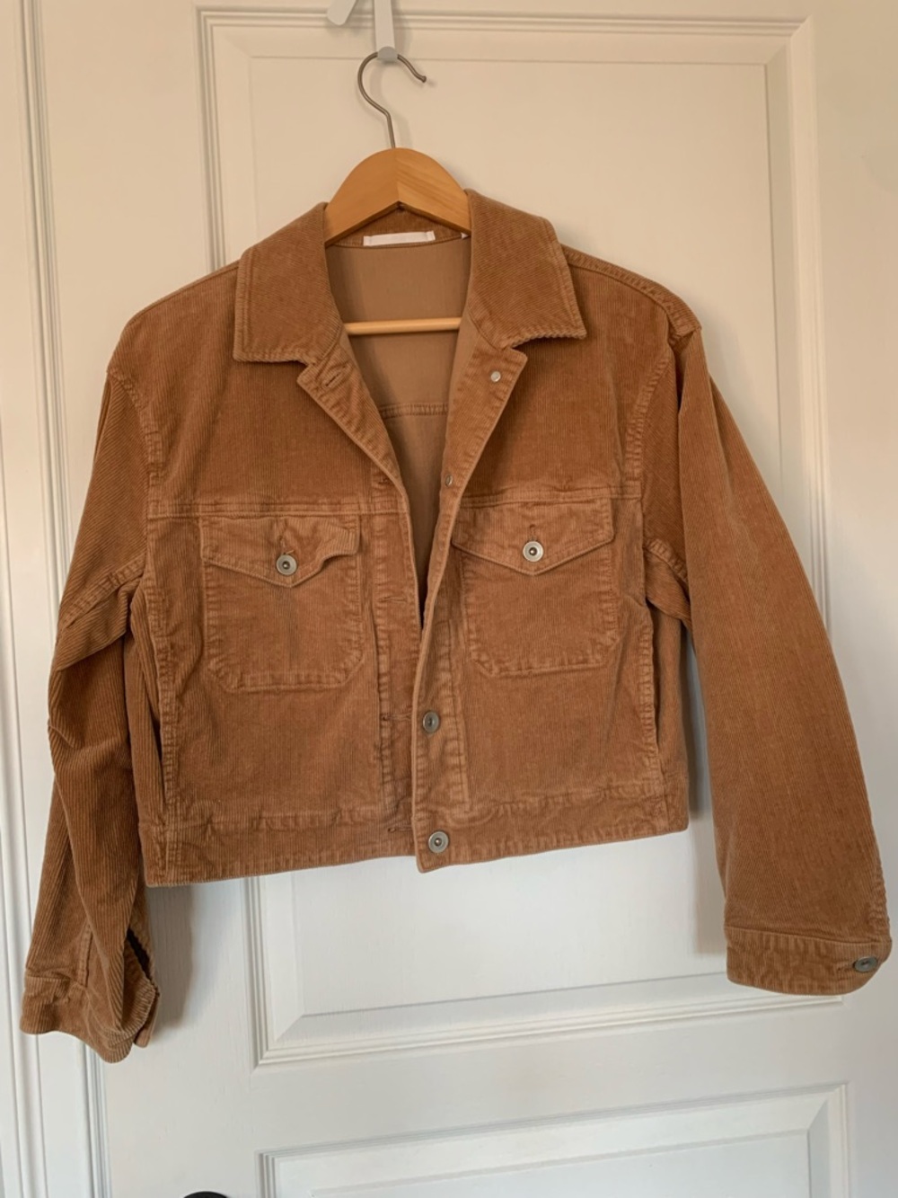UNIQLO corduroy cropped jacket